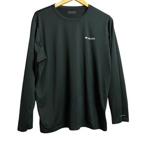 Columbia Black Omni-Wick Long Sleeve Shirt